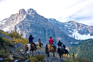 Rando Cheval - Voyage à cheval dans les Rocheuses à Banff CANADA