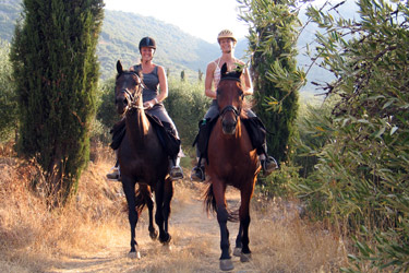 Voyage à cheval en Crête - Randonnée équestre organisée par Randocheval