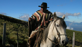 Randonnée à cheval en Equateur dans la Cordillère des Andes (volcan Cotopaxi) en Amérique du Sud - Rando Cheval / Absolu Voyages