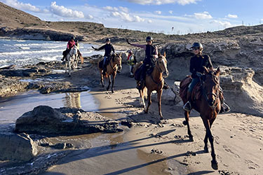 Voyage &agrave; cheval sur les plages d'Andalousie - Randonn&eacute;e &eacute;questre organis&eacute;e par Randocheval