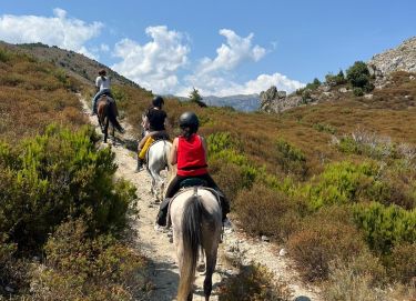 Rando à cheval en Corse