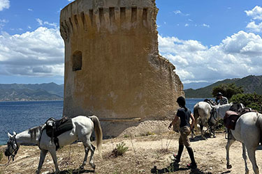 Rando à cheval en Corse