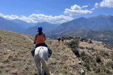 Rando &agrave; cheval en Corse