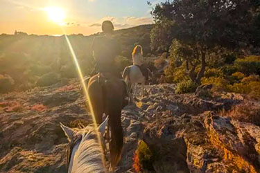 Rando &agrave; cheval en Corse