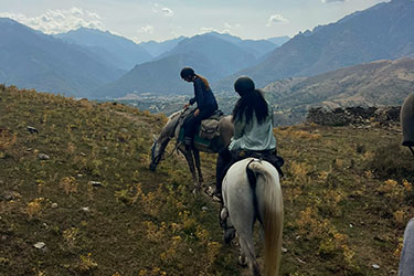Rando &agrave; cheval en Corse