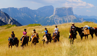 Randonnée à cheval en Savoie - Un voyage Rando Cheval