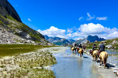 Rando Cheval en Savoie FRANCE - Voyage &agrave; cheval