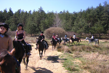 Voyage à cheval en Lozère (jeunes) - Randonnée équestre organisée par Randocheval