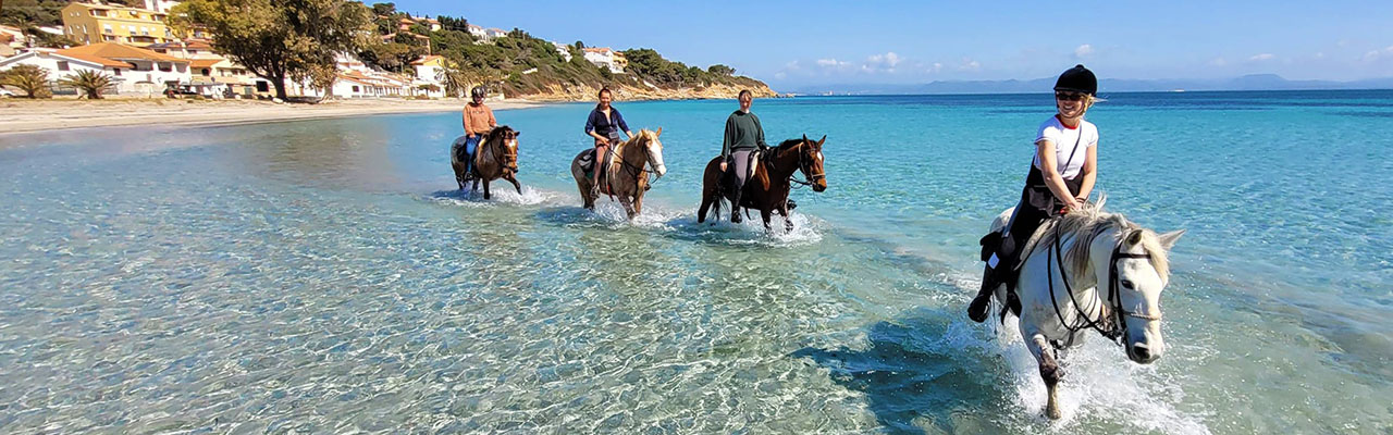 Voyage à cheval en bord de mer et sur la plage - Par Rando Cheval